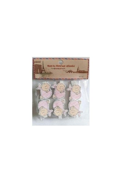 OEM Galeria Hobby – Cleme decorative pentru bebeluși 6 bucăți. (blistere)