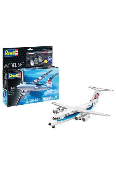 OEM Set de modelism Revell BAe 146-200 AirUK la scară 1:144 pentru asamblare ...
