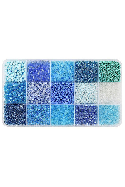 OEM ADAR Set de margele DIY albastre în cutie pentru brățări