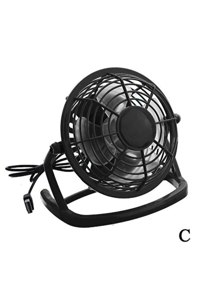 OEM Mini ventilator USB, 5 inci, 360 °   reglabil, negru, ABS