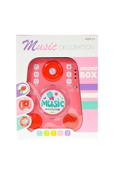 OEM Karaoke ADAR cu stație muzicală, microfon, MP3, lumini și muzică 3+