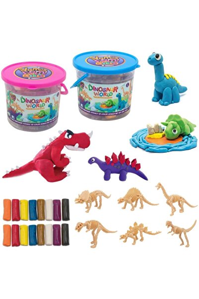 OEM Set creativ Trifox cu masă din plastic și schelete de dinozauri