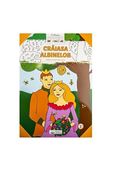MC Micostore Книжка за оцветяване А4, с история, Пчелната кралица, ISBN 819-0