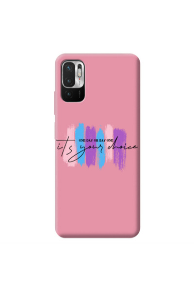 Other Xiaomi Redmi Note 10 Pro 5G One Day Or Day One Pink Colored Silicone TP...