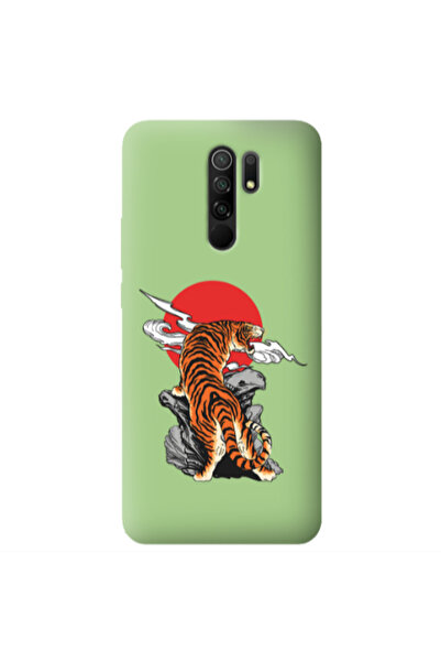 Other Xiaomi Redmi 9 Angry Gorilla Light Green Colored Silicone TPU Θήκη