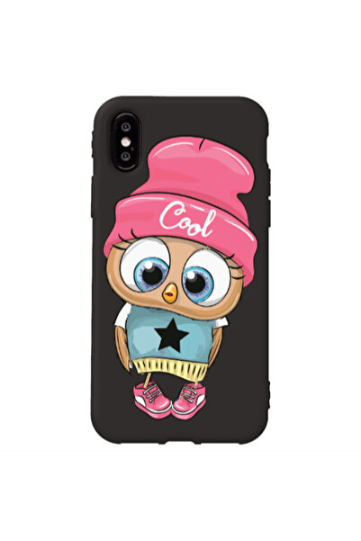 Other Apple iPhone X Cool Star Black Colored Silicone TPU Θήκη