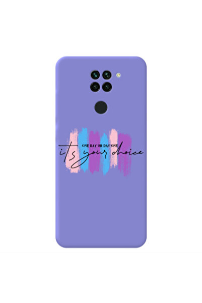 Other Xiaomi Redmi Note 9 One Day Or Day One Purple Colored Silicone TPU Θήκη