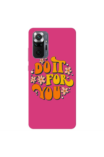 Other Xiaomi Redmi Note 10 Pro 4G Do it For You Fuchsia Colored Silicone TPU ...