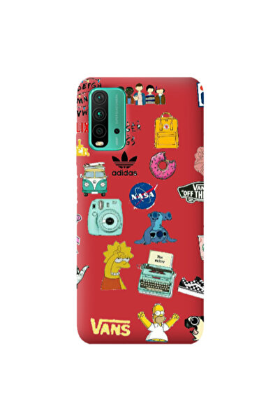 Other Xiaomi Poco M3 Mixed up 3 Red Colored Silicone TPU Θήκη