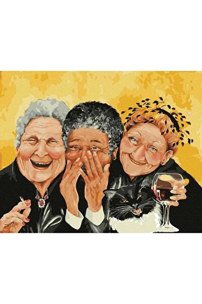 Twoje Hobby Pictura pe numere Babcie na wakacjach 40x50 cm, panza pre-tiparit...