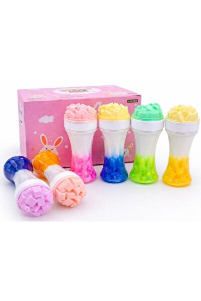 OEM Set slime Merkpol Slime MIX, colorate, cu accesorii, Multicolor, 6 buc