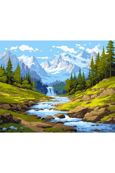 ideyka Set pictura pe numere Ideyka, panza 40x50cm, multicolor