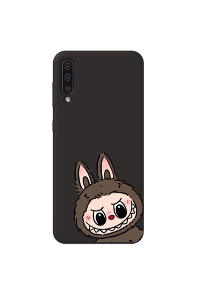 Other Samsung A70 Labubu7 Black Colored Silicone TPU Θήκη