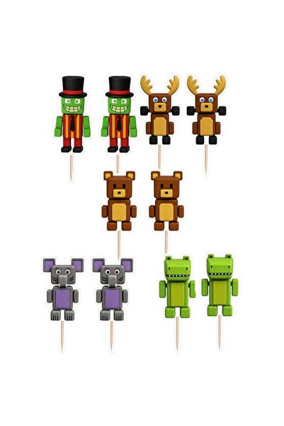 parti show Super Bear Adventure 20'li Şekilli Kürdan