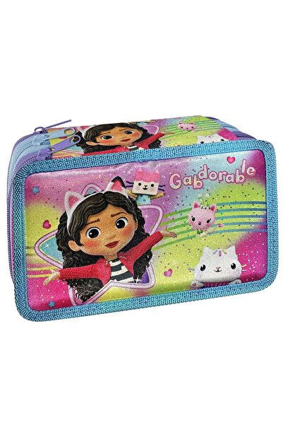 Gabby's Dollhouse Τριπλή Θήκη Μολυβιών Gabby's Dollhouse 19,5x12,5x7εκ. Gabby...