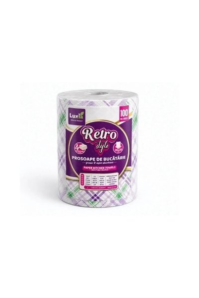Luxia Prosoape de bucătărie retro, 4 straturi, 100 foi, Lux4162