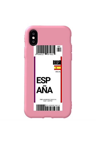 Other Apple iPhone X Espana Arrival Pink Colored Silicone TPU Θήκη