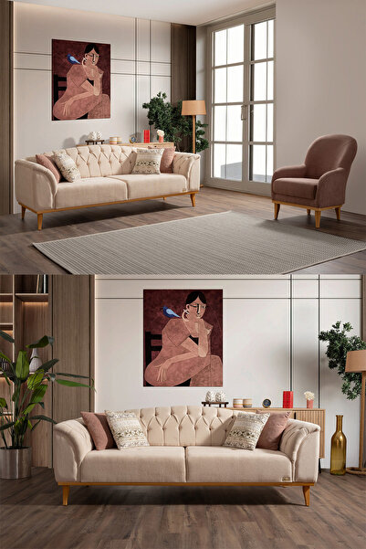 İYENA HOME LİVİNG Delphı Koltuk Takımı 3+3+1