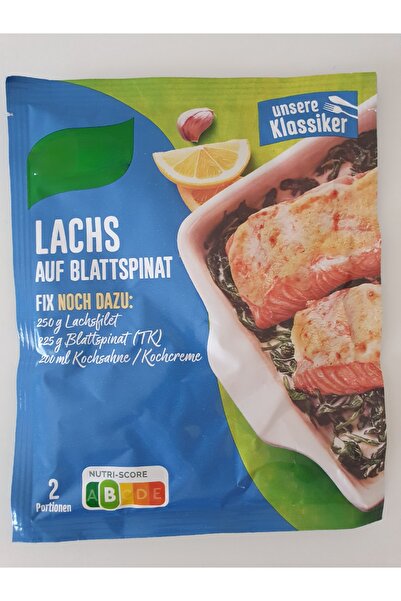 ALDİ LACHS AUF BLATTSPİNAT