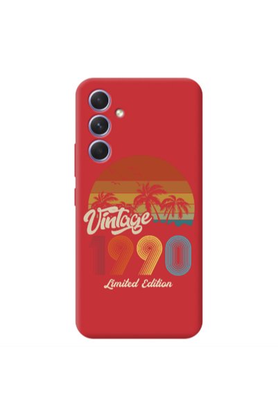 Other Samsung A35 Vintage Red Colored Silicone TPU Θήκη