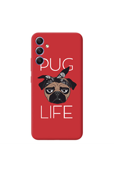 Other Samsung A25 Pug Life Red Colored Silicone TPU Θήκη