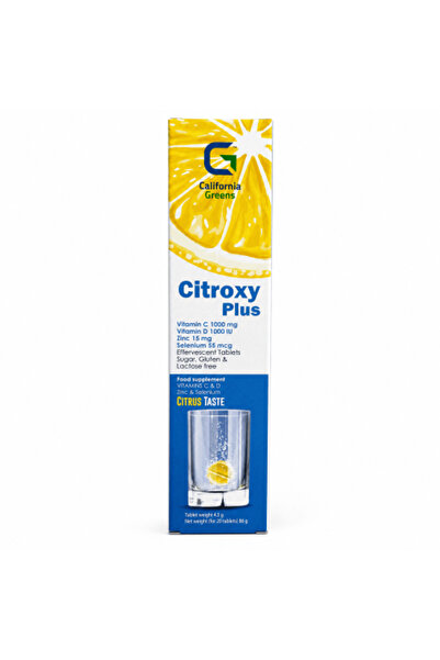 California Greens Citroxy Plus 4 in 1 - 20 Effervescent Tablets - Citroxy Plus
