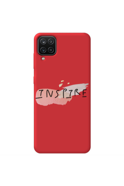 Other Samsung A12 Inspire Red Colored Silicone TPU Θήκη