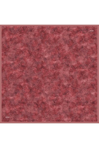 Levidor Burgundy Vintage Pattern Twill Silk Scarf