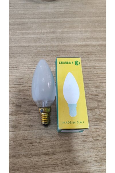 DiğerKP Shahbaa E14 İnce Duy 25 Watt Klasik Akkor Mum Ampul - Avize İçin Deko...