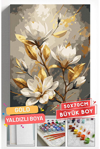 Akihabara Sayılarla Boyama Hobi Seti Çerçeveli Numaralı Tuval Fırça Boya Dahi...