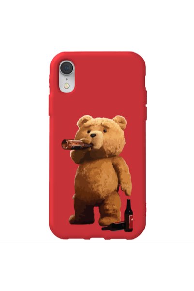 Other Apple iPhone Xr Beer Time Red Colored Silicone TPU Θήκη