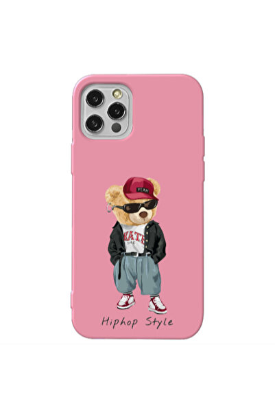 Other Apple iPhone 13 Pro Hip hop style Pink Colored Silicone TPU Θήκη