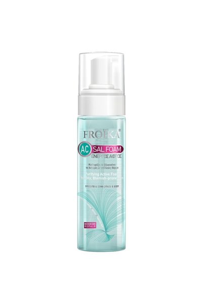 Froika | AC Sal Foam Αφρός Καθαρισμού για Λιπαρό &amp; Ακνεϊκό Δέρμα | 200ml