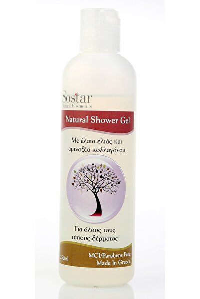 SOSTAR | Shower Gel | Απαλό Αφρόλουτρο με Έλαιο Ελιάς και Αμινοξέα Κολλαγόνου...