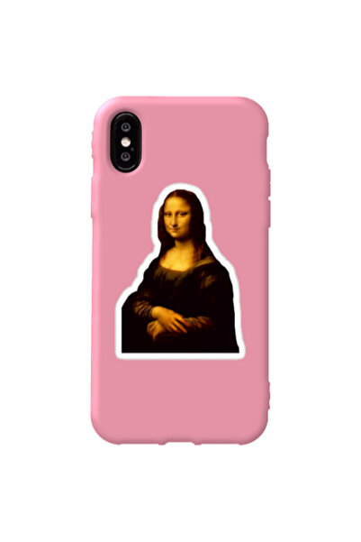 Other Apple iPhone Xs Davinci Pink Colored Silicone TPU Θήκη