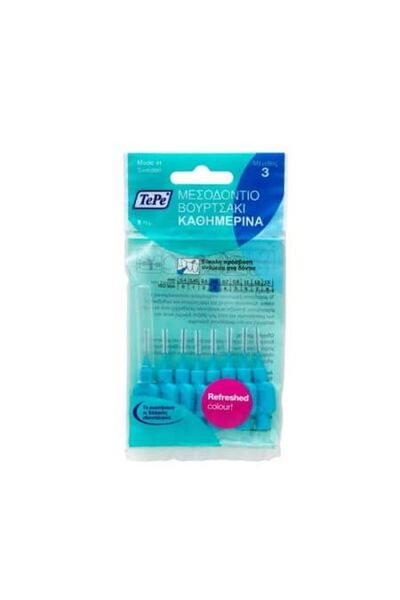 TePe | Interdental Brush 0.6mm | Μεσοδόντιο Βουρτσάκι Μπλε | 8τμχ