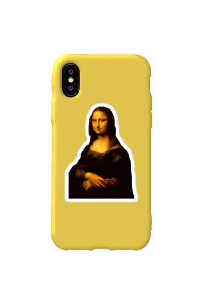 Other Apple iPhone X Davinci Yellow Colored Silicone TPU Θήκη