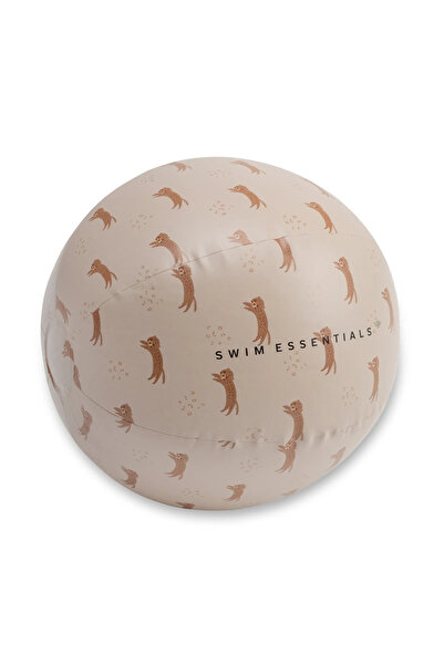 Swim Essentials Minge de plajă gonflabilă – Leopard maro, 51 cm