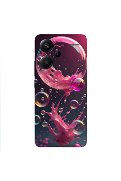 Other Xiaomi Redmi Note 13 Pro+ 5G Pink balloon Transparent Silicone TPU Θήκη