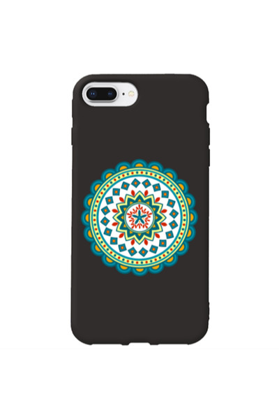 Other Apple iPhone 7 Plus Mandala D11 Black Colored Silicone TPU Θήκη