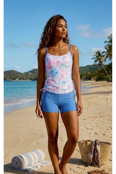 Adel swimwear Ayarlanabilir Askılı Tankini Takımı - YENİ!