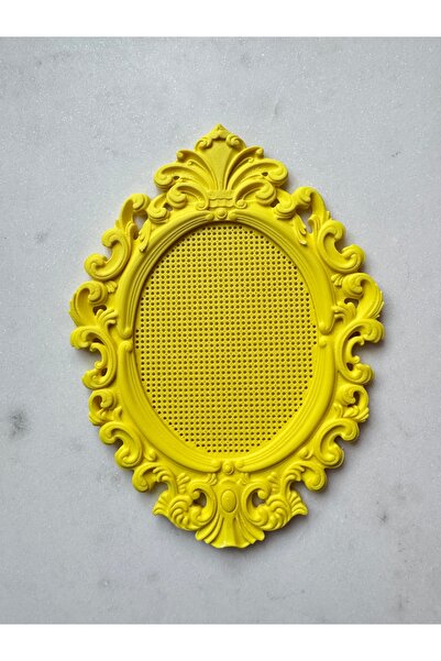 Barok Kanaviçe Çerçeve - Sarı