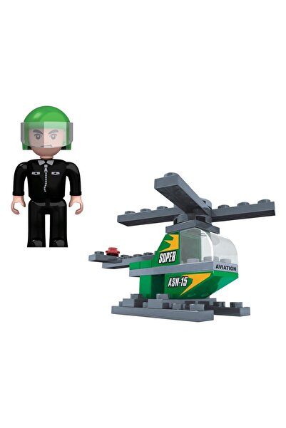 Z Store Elicopter din piese de construcție – Set de construcție cu 35 de piese
