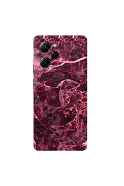 Other Xiaomi Poco X5 Pro Marble Cherry Transparent Silicone TPU Θήκη