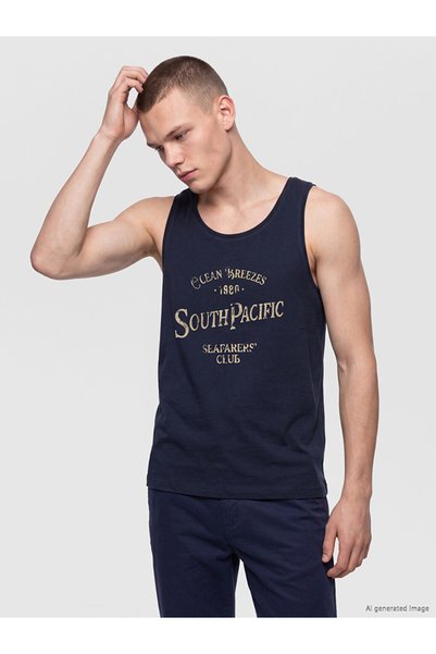 LC Waikiki Undershirt - Dark blue - Casual