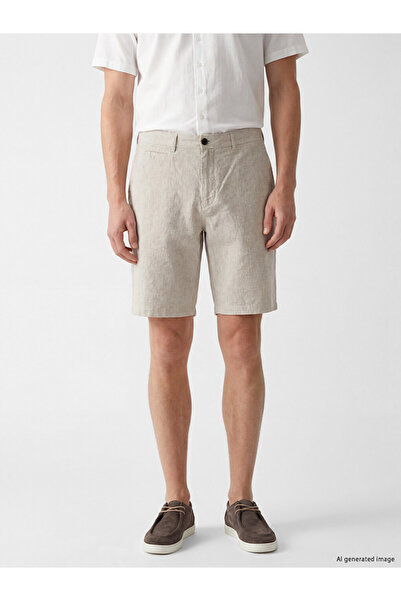 LC Waikiki I Standart Fit Linen Blend Men's Shorts from Freezen Store
