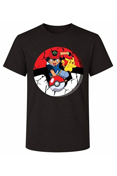ROLY Tricou Unisex Bumbac Print Pikachu, Pokémon,