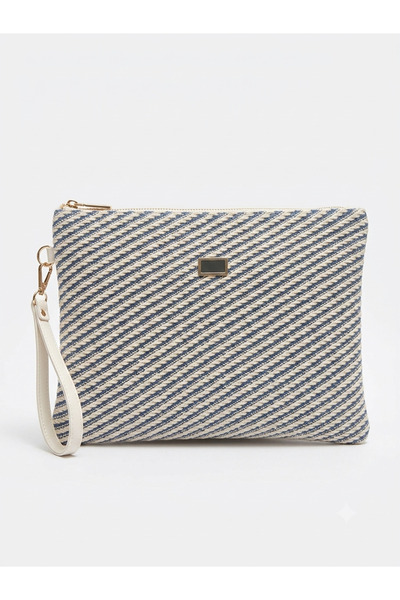 BK Bags & Accessories حقيبة يد نسائية متوسطة الحجم منقوشة