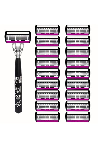choice2 1 handle 18 blades High Quality Men Safety razor 6-Layer Germany Stai...