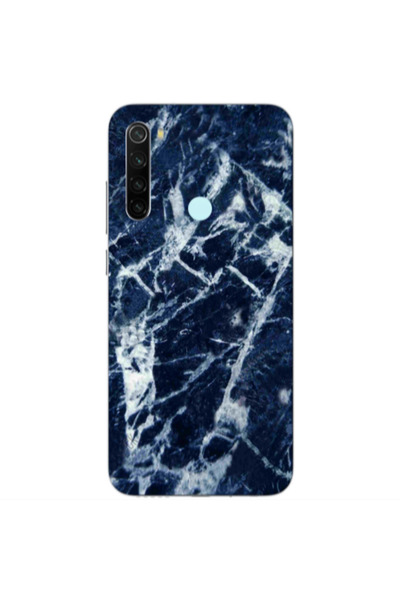 Other Xiaomi Redmi Note 8 Marble Cracked Purple Transparent Silicone TPU Θήκη
